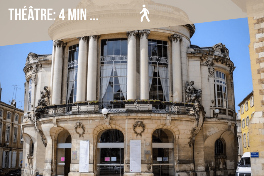 Théâtre à 4 minutes à pied