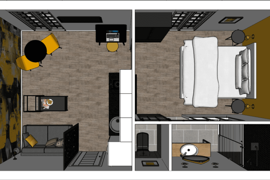 Vue 3D Apt4